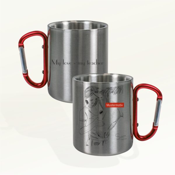 Edelstahl Tasse