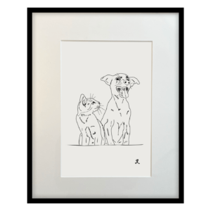 Wallart - Loving Pets