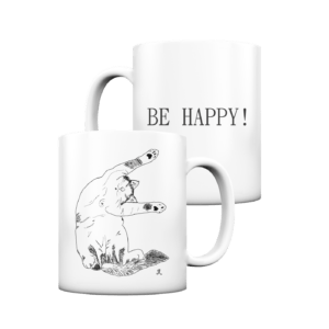 BE HAPPY - Tasse matt