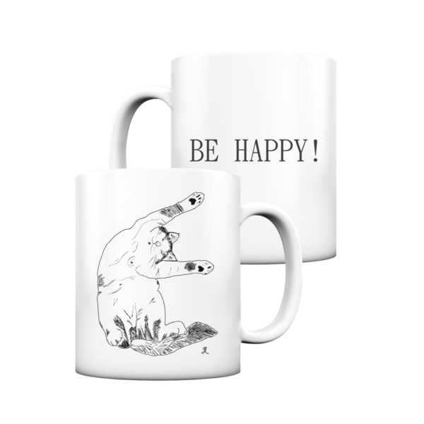 BE HAPPY - Tasse matt