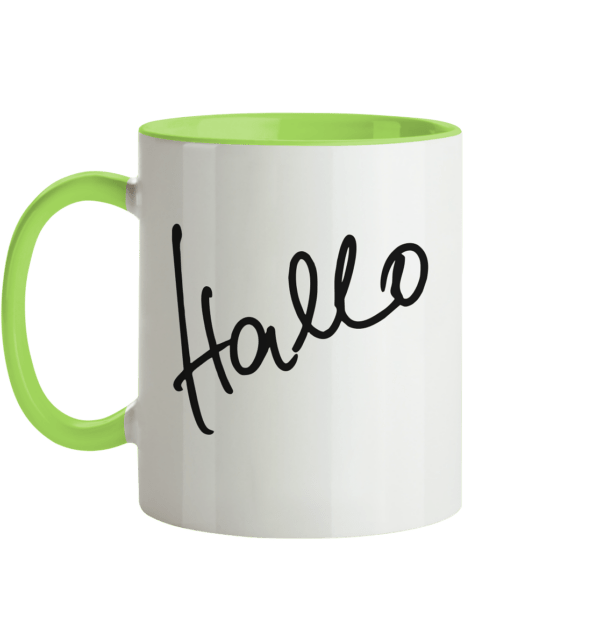 Hallo Pony - Tasse zweifarbig – Bild 5