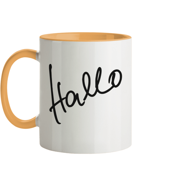 Hallo Pony - Tasse zweifarbig – Bild 3