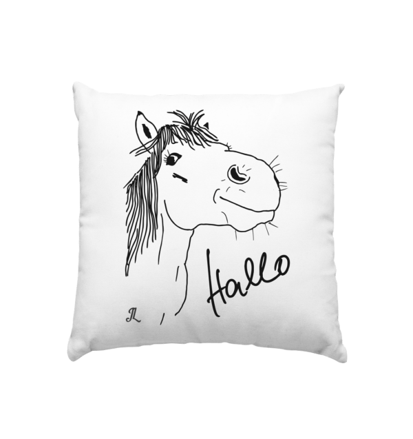 Hallo Pony - Kissen 40x40cm