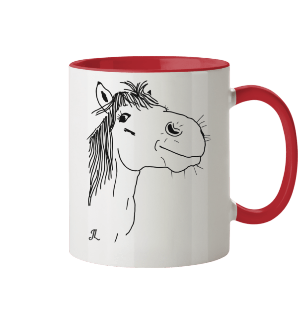 Hallo Pony - Tasse zweifarbig – Bild 8