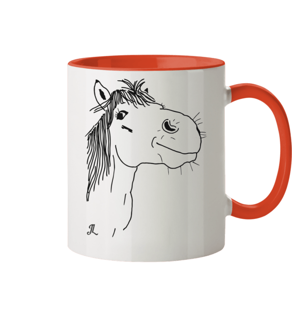 Hallo Pony - Tasse zweifarbig – Bild 6