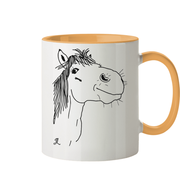 Hallo Pony - Tasse zweifarbig – Bild 2