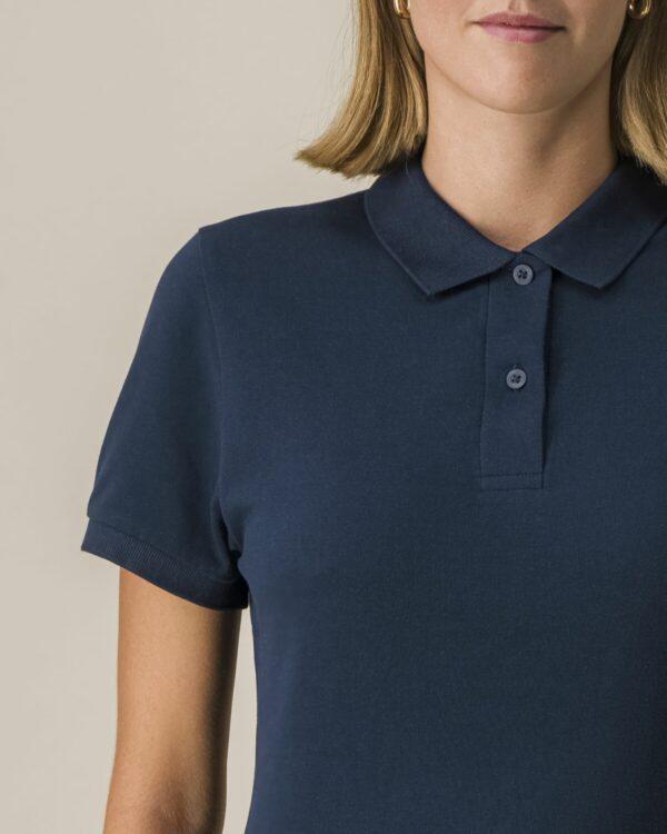 Womens Organic Fitted Poloshirt – Bild 3