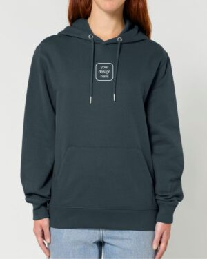 Organic Hoodie bestickt mit individuellem Tiermotiv