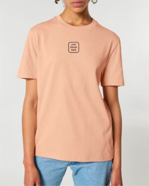 Organic Shirt mit individuellem Tierportrait als Stickmotiv