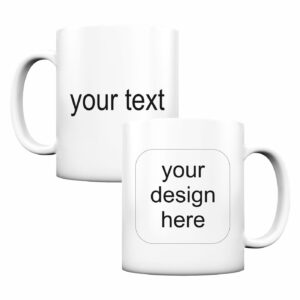 Designtasse weiß matt