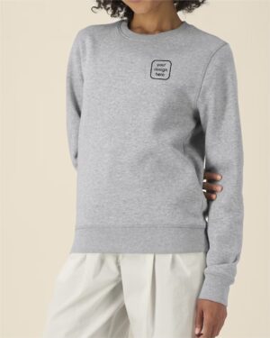 Organic Basic Sweatshirt grau