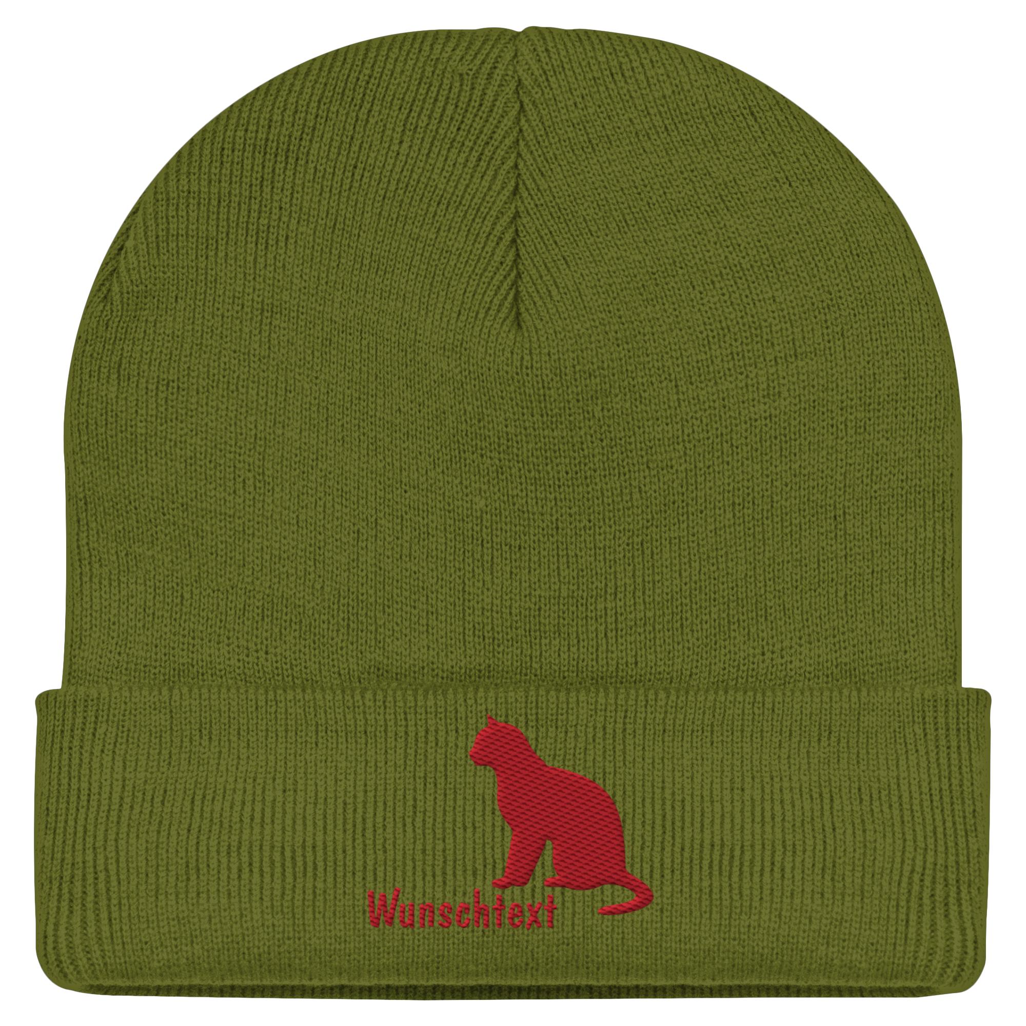 Your Cat - Classic Beanie moos-green