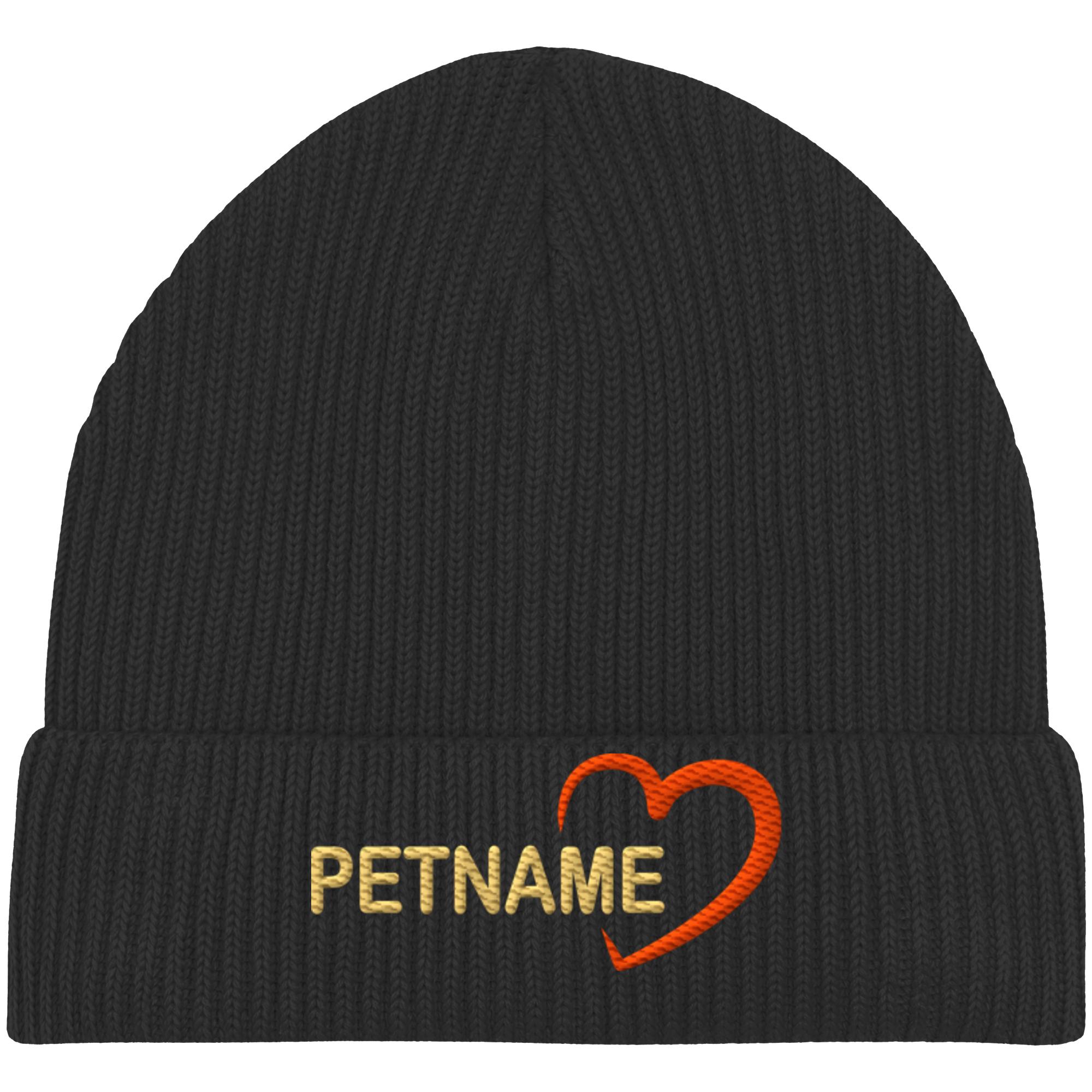Organic Fisherman Beanie black