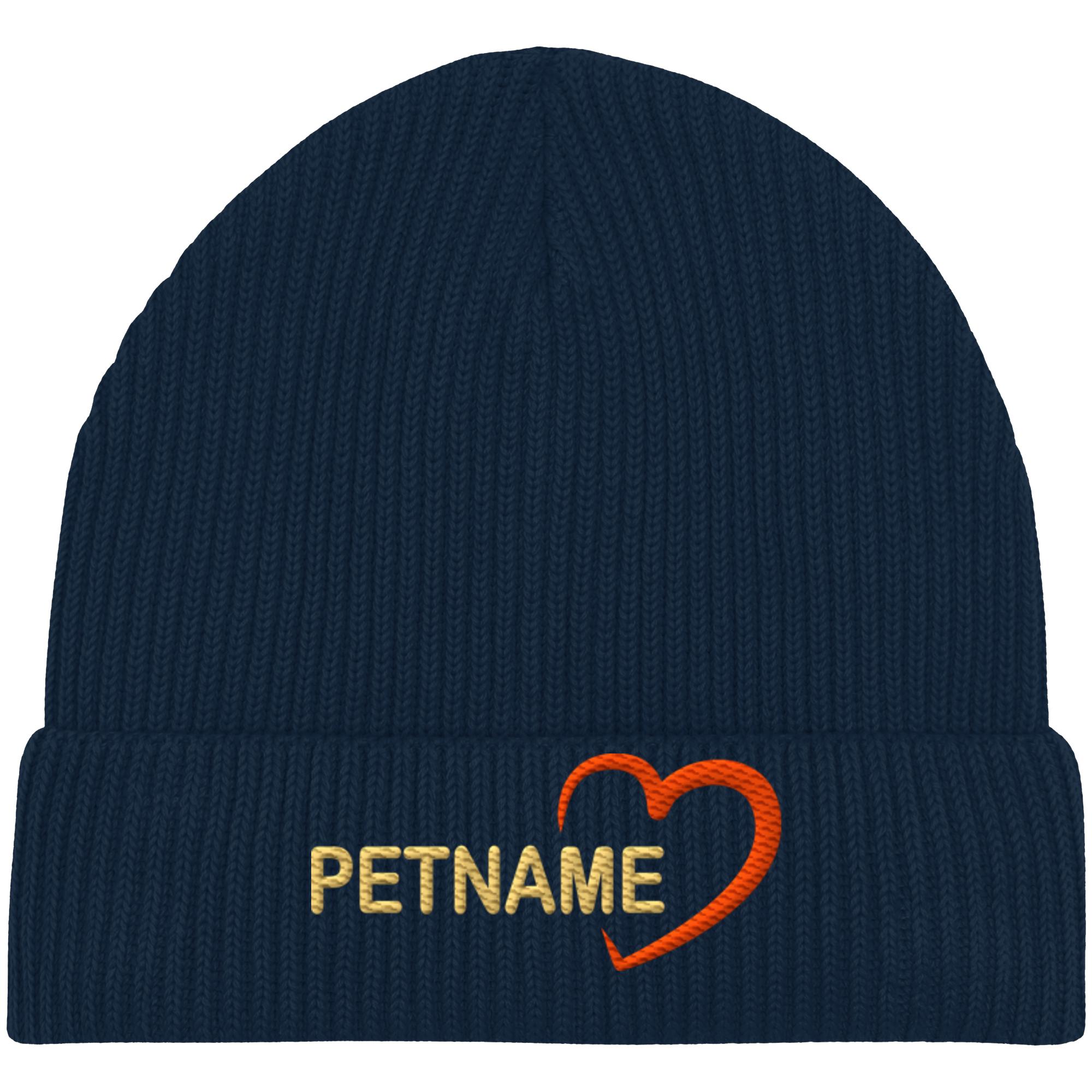 Organic Fisherman Beanie french navy