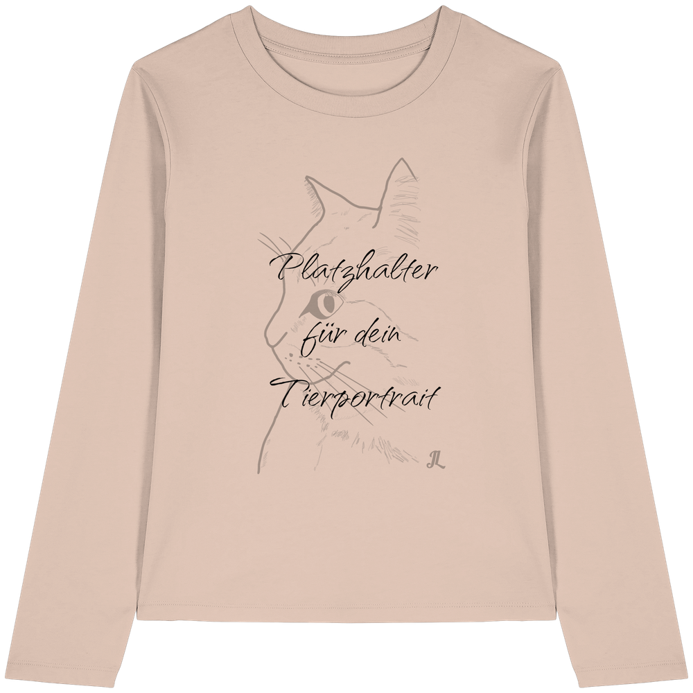 Womens Organic Longsleeve T-Shirt – Bild 3