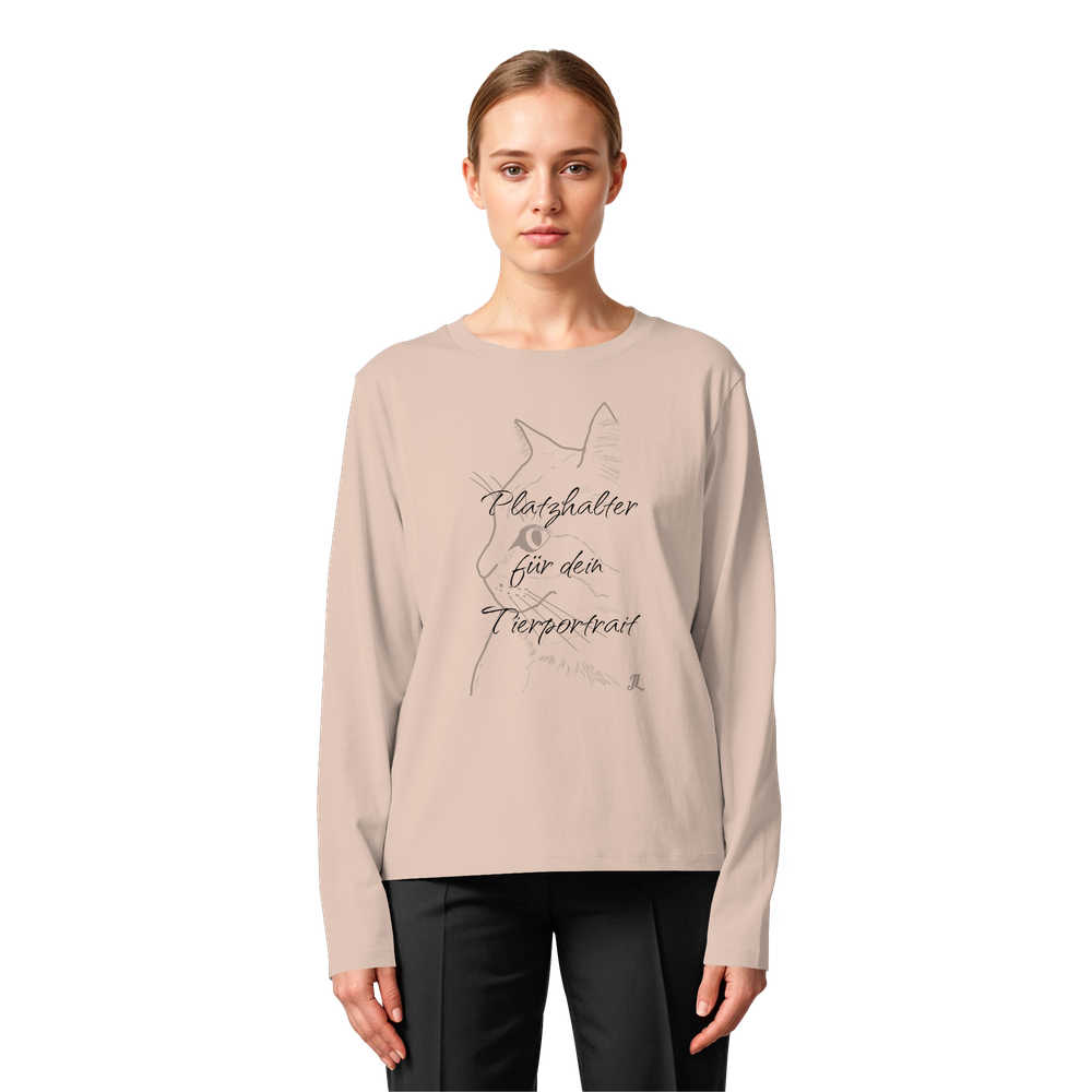 Womens Organic Longsleeve T-Shirt – Bild 4